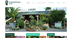 Desktop Screenshot of plantencentrum-wijns.be